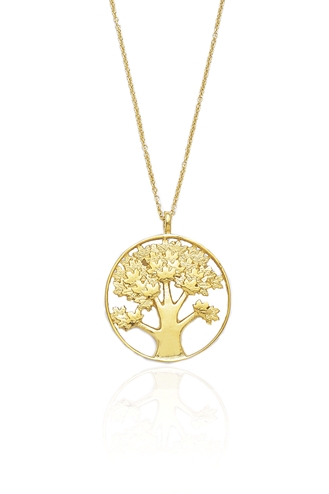 Κολιέ Gold Tree of life