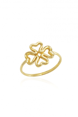 Δαχτυλίδι Χρυσό Λουλούδι