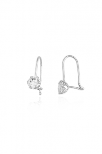 Earrings White Gold Your Stone