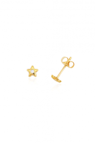 Earrings Gold Little Stars