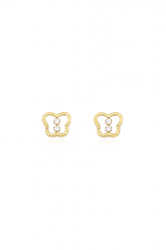 Earrings Gold Butterflies