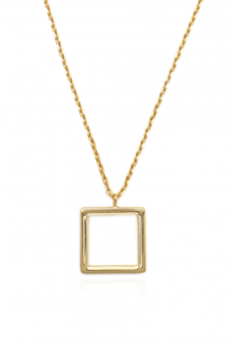 Necklace Golden Rectangle