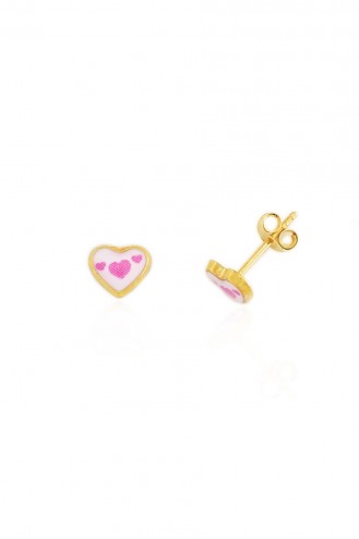 Earrings Pink Hearts