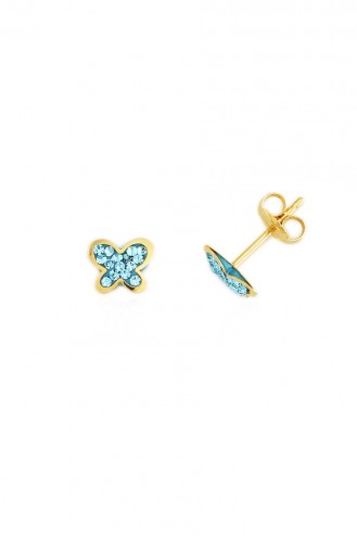 Earrings Sparkly Blue