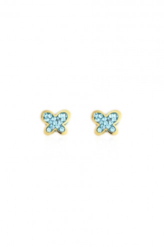 Earrings Sparkly Blue
