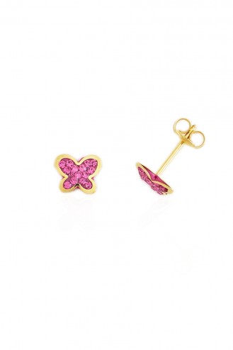 Earrings Sparkly Pink