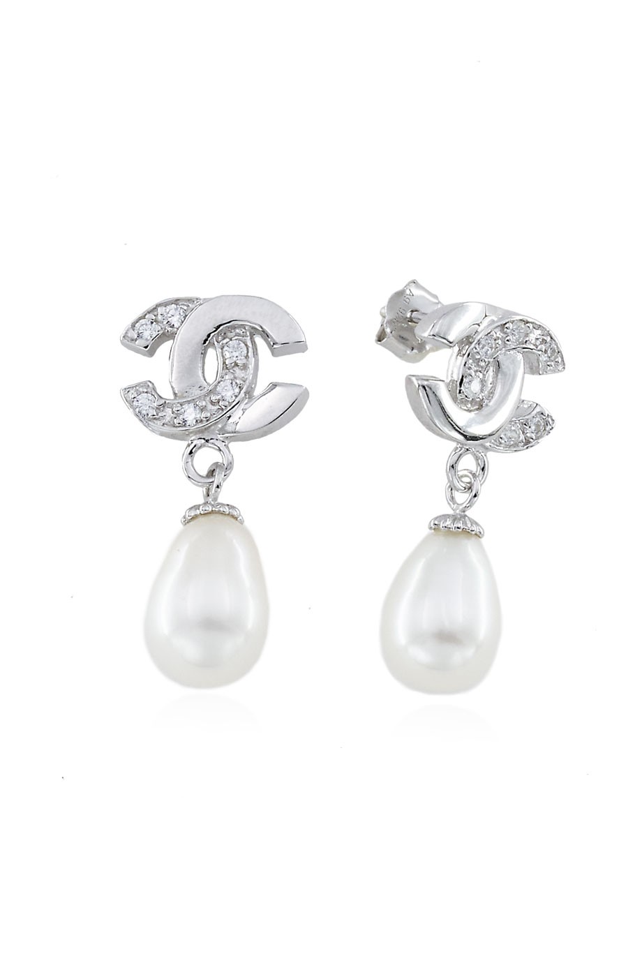 Chanel Pearl Crystal CC Earrings  100 Vintage and Secondhand Chanel  Pieces Were Losing Our Minds Over  POPSUGAR Fashion Photo 33